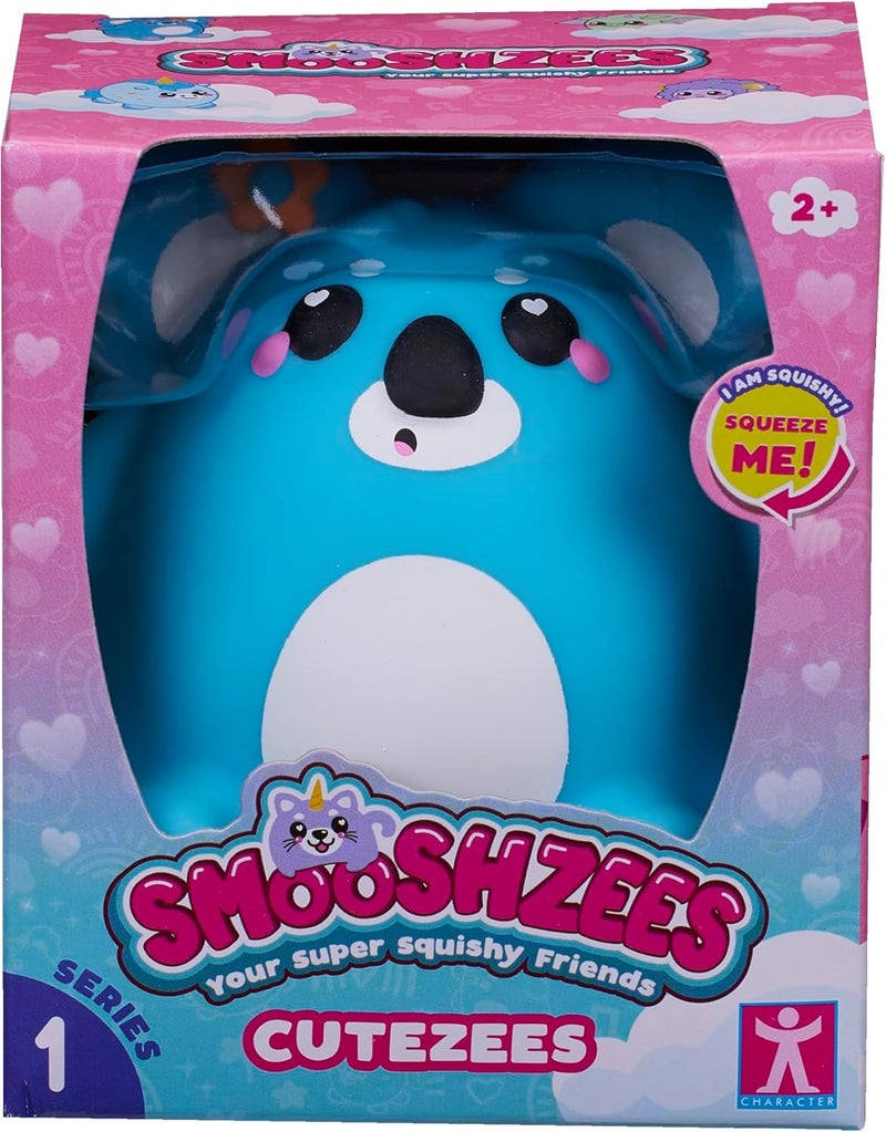 Smooshzees Cutezees Bambo, Blue Koala, Collectable Characters, Supersoft, Cuddly and Squishy! - Image 1